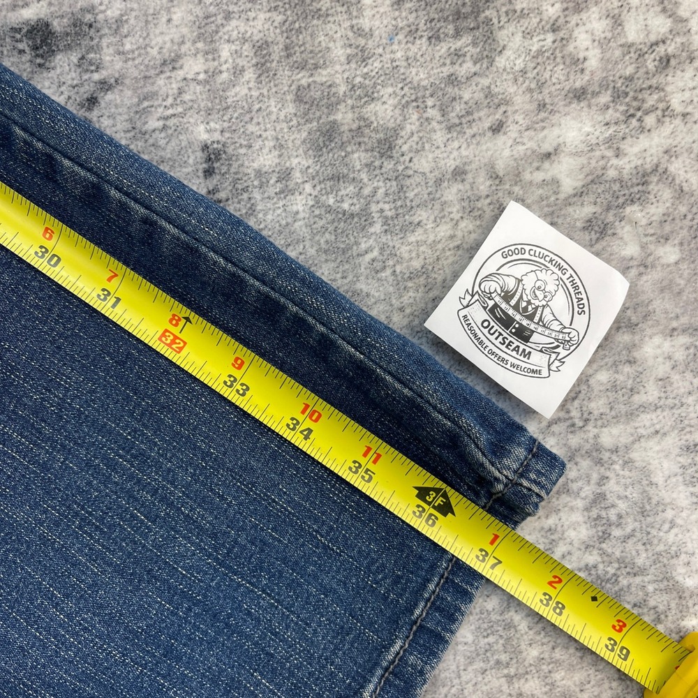 Levi's 512 Perfectly Slimming Bootcut Jeans Women Size 4M Blue Denim Stretch - Picture 7 of 13